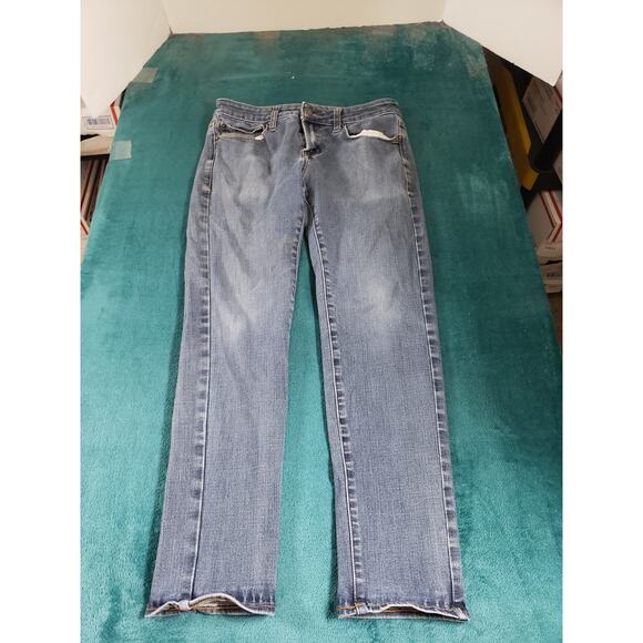 American Eagle Jeans Size 29x30 Mens Blue Pants Denim Stretch Mid Rise Skinny - Picture 2 of 14